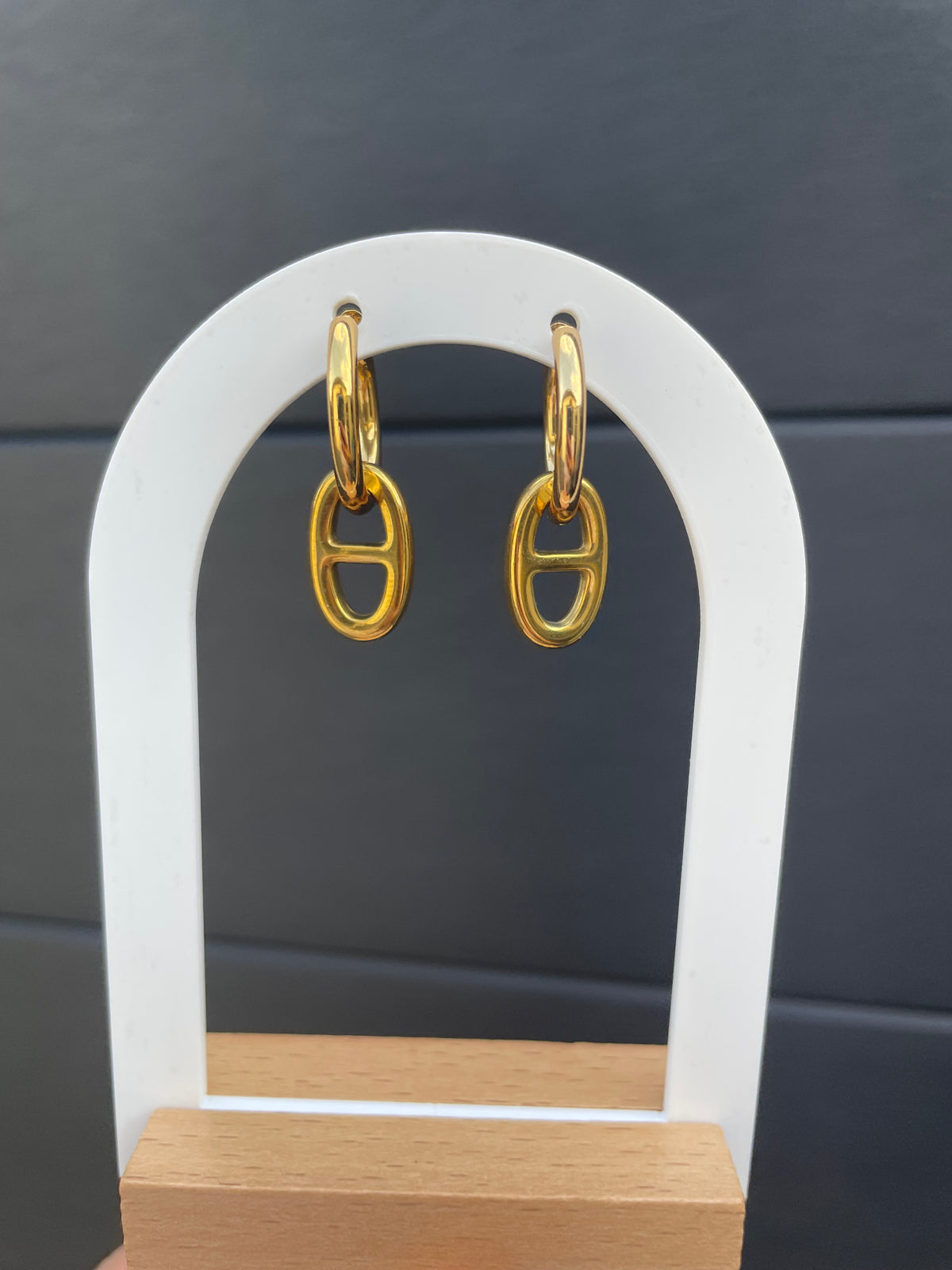 Boucles d’oreilles marine