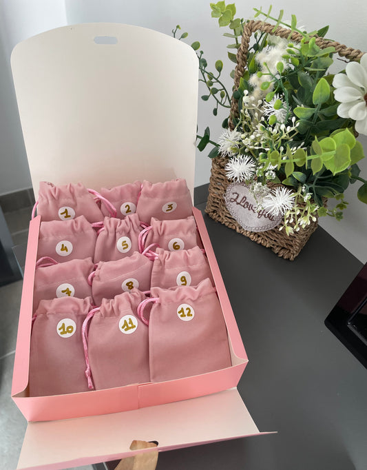 Calendrier de l’avent doré 12 cases ✨🎄