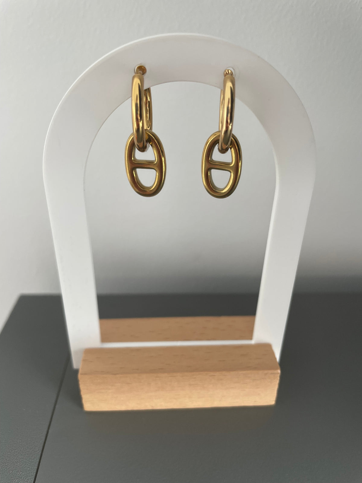 Boucles d’oreilles marine
